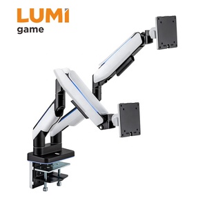 LDT61-C024L phù hợp cho 17 "-35" Heavy Duty RGB chiếu sáng màn hình kép ARM gas Mùa Xuân Đôi chơi game màn hình đứng - Product Image 1