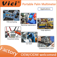 Multimeter Digital DC DC 600V 10A Auto Range VC835 True RMS NCV Laris Manis Harga Terjangkau Ukuran Saku 2000 Digit