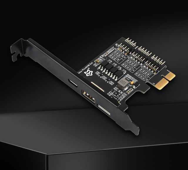 Luckfox PicoKVM Ext Expansion Board, Compatible With PCIe *1 / *4 / *8 / *16 Slots, Adapting Motherboard USB Ports, Works