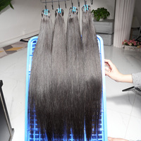 Lot de Cheveux Humains Lisses de Grade 15A, Vente en Gros de Cheveux Indiens Non Traités à Cuticules Alignées, Extensions de Tissage de Cheveux Bruts