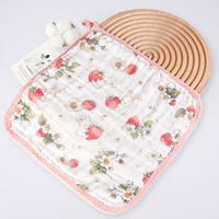 Serviettes de toilette pour bébé en mousseline de coton à prix d'usine, 100% coton gaze, lingettes de bain pour bébé, serviettes en mousseline pour bébé