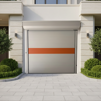 Porte industrielle à enroulement en aluminium électrique pour garage, villa, usage industriel, sécurité