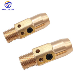 Difusor <span class=keywords><strong>de</strong></span> <span class=keywords><strong>Gas</strong></span> 54A con Soporte <span class=keywords><strong>de</strong></span> Punta <span class=keywords><strong>de</strong></span> Latón, Rosca 3/8-24UNF, 400A para Pistola <span class=keywords><strong>de</strong></span> <span class=keywords><strong>Soldadura</strong></span> MIG Tweco No.4, Reemplazo OEM Intercambiable - Product Image 1