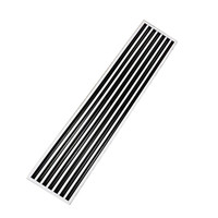Diffuseur linéaire en aluminium sur mesure amovible pour plafond, pour climatisation et systèmes CVC