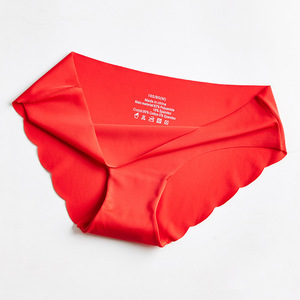 String taille basse en soie glacée Pure Desire pour femme, culotte triangle sexy sans coutures, sous-vêtement de sport uni, antistatique, séchage rapide - Product Image 4