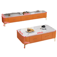 Nouveauté : Meubles de salon, meubles TV avec table basse, design moderne et luxueux, ensemble meuble TV et table basse pour salon