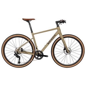 Bicicletta da <span class=keywords><strong>Strada</strong></span> con Forcella in Carbonio, 9 Velocità, Freni a Disco, Telaio in Lega di Alluminio, Forcella Rigida Ultra-leggera <span class=keywords><strong>per</strong></span> Uomo e Donna, <span class=keywords><strong>Strada</strong></span>/Fuoristrada - Product Image 2
