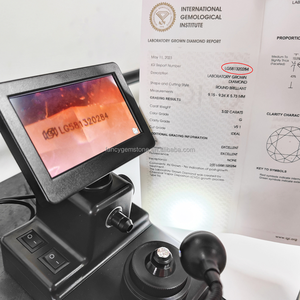IGI鑑定書付きラボグロウンルースダイヤモンド認定0.5～5カラットVVS-VSホワイトラウンドラボダイヤモンドHPHT CVDダイヤモンドメーカー - Product Image 4