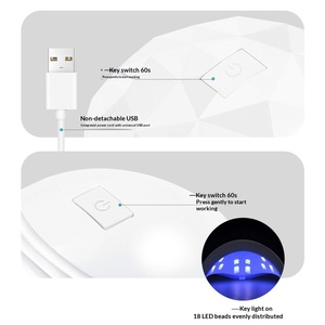 <span class=keywords><strong>Lampe</strong></span> UV LED Professionnelle pour Ongles, Alimentation USB, en Plastique, Séchoir <span class=keywords><strong>de</strong></span> Photothérapie pour Manucure à Domicile ou en Salon - Product Image 4