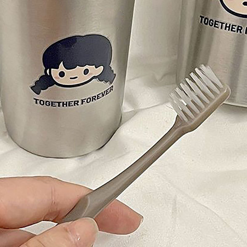 ถ้วยน้ำยาบ้วนปากรูปเครื่องหมายคำถาม [บรรจุแปรงสีฟันเพียงอันเดียว]