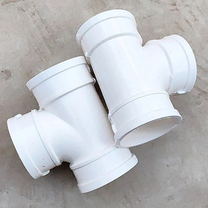 ข้อต่อพีวีซีแบบกากบาท 4 ทาง สำหรับการเชื่อมต่อท่อแยกสาขา - Product Image 1