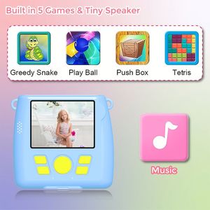Appareil photo instantané pour enfants Q8 Mini double objectif Zoom optique 7,1x-16x Écran 2,4 pouces Capteur CMOS Mémoire intégrée 32 Go Rechargeable - Product Image 5