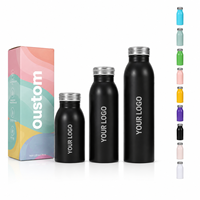 Bouteille d'eau isotherme en acier inoxydable 304 à double paroi, personnalisable, 10, 12, 16 oz, avec couvercle, pour l'école (vente en gros)
