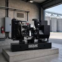 Groupe électrogène diesel ouvert Perkins 88 kVA 70 kW, refroidi par eau, triphasé AC, certifié CE, sans balais