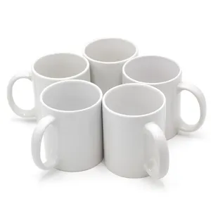 Sublimación logotipo personalizado impresión que cambia de color 11oz <span class=keywords><strong>tazas</strong></span> de café blancas simples Taza de cerámica mágica blanca para sublimar - Product Image 1