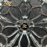 Jantes en alliage d'aluminium monobloc forgées sur mesure BZ, jantes sport 20 21 pouces 5x112 pour Audi S8 A8 RS6 RS7