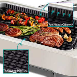 Heat Electric Smokeless <strong>Grills</strong> Household Smokeless <strong>Grill</strong> Indoor Non-Stick <strong>Pan</strong> - Product Image 6