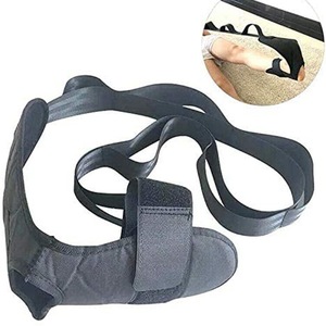 Yoga Stretching Strap Black High Elasticity For Leg Flexibility Training Unisex Fitness Body Shaping - Product Image 5