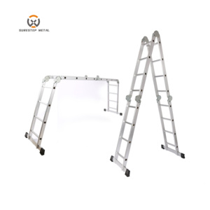 <span class=keywords><strong>Escalera</strong></span> Multiusos de Aluminio Directo de Fábrica, Certificada por la CE, Personalizable, con Capacidad de 150 kg, <span class=keywords><strong>Escalera</strong></span> de Peldaños <span class=keywords><strong>para</strong></span> Techos - Product Image 3