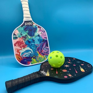 Raquettes de Pickleball pour Enfants en Fibre de Verre 185g, Noyau en Nid d'Abeille PP 11mm, Ensemble Junior Durable, Logo Personnalisé, Vente en Gros - Product Image 3