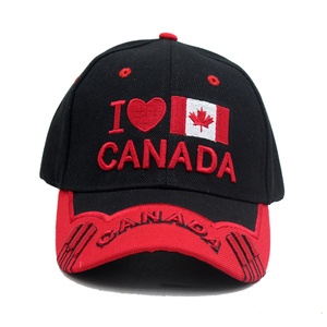 Gorra Deportiva con Bordado de la Bandera de Canadá, Logotipo Personalizado, 100% Algodón, Ajustable, para Correr, Entrenamientos, Actividades al Aire Libre, Béisbol - Product Image 3