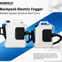 Pulvérisateur à dos ULV 10L, débit 5-6m, portée 6m, machine de nébulisation électrique à froid pour désinfection et assainissement, OEM disponible