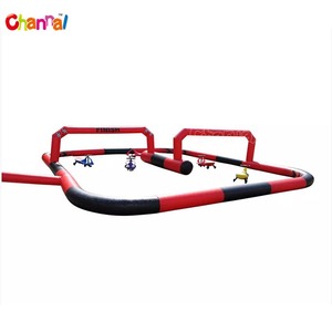 Piste <span class=keywords><strong>de</strong></span> course Grand gonflable Go Karts piste <span class=keywords><strong>de</strong></span> course piste <span class=keywords><strong>de</strong></span> course à air extérieur pour voiture tamponneuse - Product Image 2