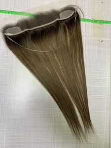 Listo para enviar: Topper de cabello humano europeo 12x2 con encaje frontal para mujer, con cordón para la línea del cabello frontal - Product Image 3