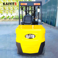 Chariot élévateur électrique à 4 roues, 2 tonnes, 2,5 tonnes, chariot élévateur électrique compact, design compact, chargement de conteneurs, utilisation en entrepôt de petite taille