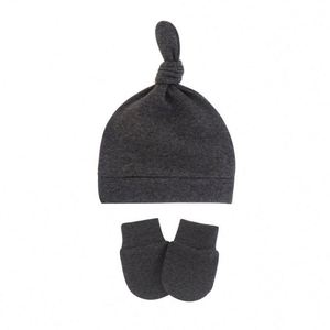 Bonnet Turban Bébé 100% Coton Noué et Mitaines Rayées pour Nouveau-né, Cadeau Promotionnel pour Bébés et Tout-petits Garçons et Filles - Product Image 4