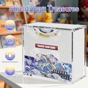 Modern Acrylic Floor Standing Trading Card Game Box <b>Display</b> Case Dustproof UV Protection Moisture Resistant Scratch Proof - Product Image 1