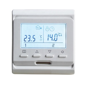 Termostato Elettronico Programmabile Settimanale Popolare, Materiale ABS, Controllo Temperatura Resistente al Fuoco, Facile <span class=keywords><strong>da</strong></span> Usare per Hotel e <span class=keywords><strong>Bagno</strong></span> - Product Image 2