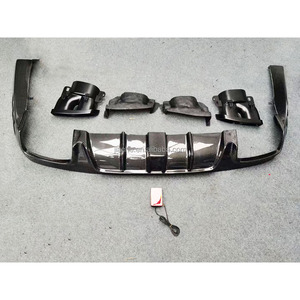 Diffusore Posteriore in Fibra di Carbonio FRP con Terminale di Scarico per <span class=keywords><strong>Mercedes</strong></span> Benz Classe <span class=keywords><strong>CLS</strong></span> <span class=keywords><strong>C257</strong></span> CLS260 AMG dal 2019 in poi - Product Image 2