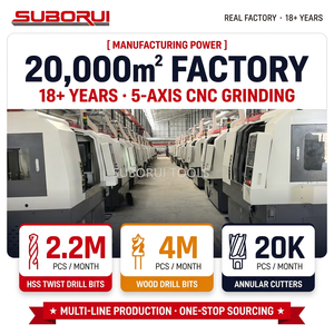 ดอกสว่าน<span class=keywords><strong>เจาะ</strong></span>โลหะ SUBORUI รุ่น DIN338 ผลิตจากเหล็ก HSS ผสมโคบอลต์ 5%  แบบเจียรเต็มตัว ขนาด M35 สำหรับ<span class=keywords><strong>เจาะ</strong></span>โลหะและสแตนเลส - Product Image 4