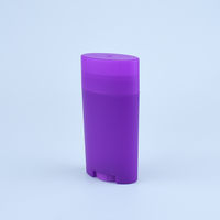 Tube de bâton cosmétique de forme ovale écologique de 30g 50g 75g contenant de bâton de déodorant solide parfumé anti-transpirant