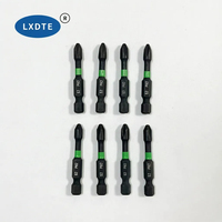 Embout de tournevis industriel LXD PH2, 50 mm, en acier allié S2 durable, à couple élevé, pour le travail du bois