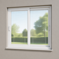 Ventanas y Puertas de Vidrio Laminado con Rotura de Puente Térmico, Ventanas Abatibles Insonorizadas Resistentes a Huracanes para Casa