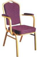 Chaises d'hôtel en alliage d'aluminium de haute qualité Fauteuils pour salle à manger Bureau Réunions Formation Banquets Mariages VIP