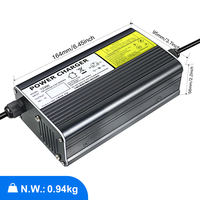 Chargeur de batterie AC-DC 58,4 V 5 A pour scooter/vélo électrique YZ300, en aluminium, garantie 2 ans, compatible avec les outils électriques