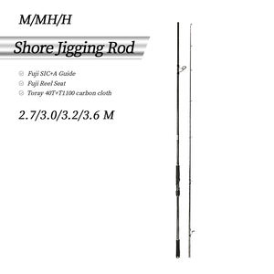 All'ingrosso M/MH azione fibra di carbonio filatura pesante Jig pesca canna da pesca 2.7/3/<span class=keywords><strong>3.2</strong></span>/3.6M Shore Jig canne da pesca per terra Jigging - Product Image 1