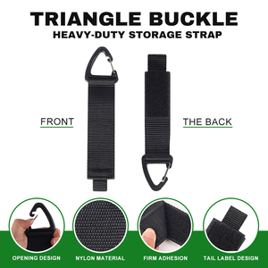 Tùy Chỉnh Tự Dính Hai Mặt Nặng-Nhiệm Vụ Lưu Trữ Dây Đeo Tam Giác Khóa Chống Cháy Móc Vòng Lặp Cho Công Cụ Phòng Tổ Chức - Product Image 2