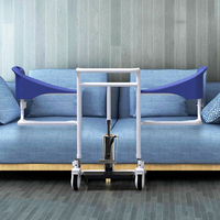 Chaise de transfert hydraulique multifonctionnelle Zuowei ZW302, chariot de bain, commode, douche, soins aux personnes âgées, patients paralysés