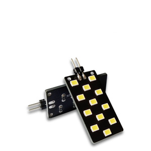 Lumière de sol LED 12V G4 12SMD 2835, ampoule intérieure pour Volkswagen Audi, lampe d'ambiance pour voiture - Product Image 2