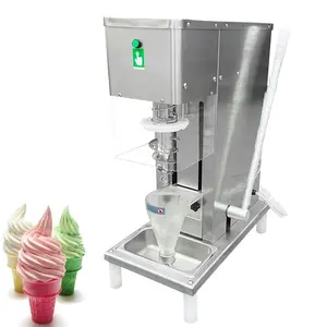 Full Automatic Fruit Ice Cream Blender Swirl Freezer Ice Cream Mixing Machine Multifunctional Yogurt Machine Yogurt Mixer 750ML