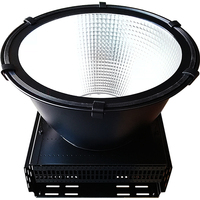 Projecteur d'éclairage extérieur mural à large angle, 48000 lumens, 500W, 1000W, 400W, COB, 12V, rond, noir, pour stade