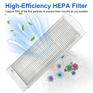 Kit de accesorios de repuesto, cepillo lateral principal, filtro HEPA, paño de limpieza compatible con STYJ02YM <span class=keywords><strong>Conga</strong></span> <span class=keywords><strong>3490</strong></span> Viomi V2 PRO V3 - Product Image 5