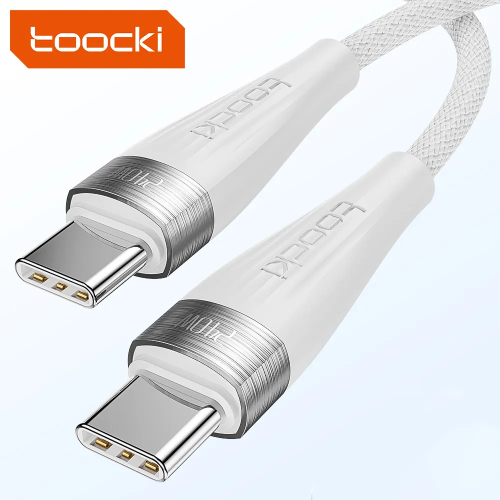 TOOCKI Low Price Wholesale The Standard Usb2.0 Port Cable PD 240w Fast Charging Type C To Type C Cable For Mobile Phone