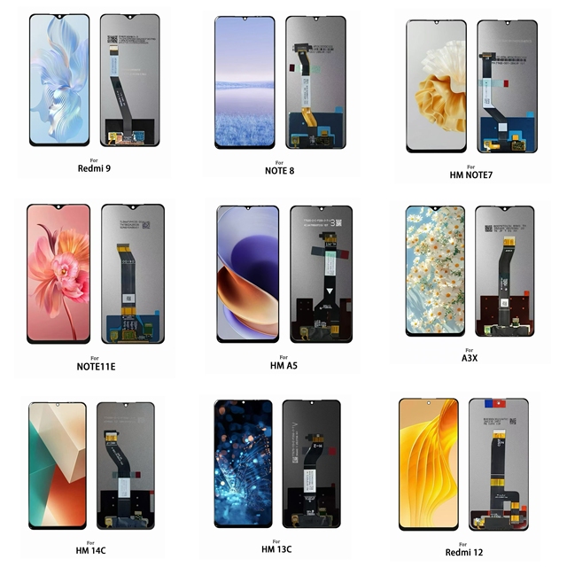 OLED Display for Redmi 9A/10/12/13C/14C/Note 9/10/5G/11/12/13/Poco M3 (6.67" 1 Year Warranty)