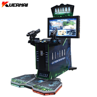 Machine de jeu d'arcade à tir de tir à la cible d'extraterrestres à pièces de monnaie pour l'intérieur, à vendre