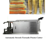 Machine à faire des chips en spirale, trancheuse à pommes de terre torsadées, coupe-frites, machine à faire des tours de pommes de terre, machine à étirer les pommes de terre électrique automatique